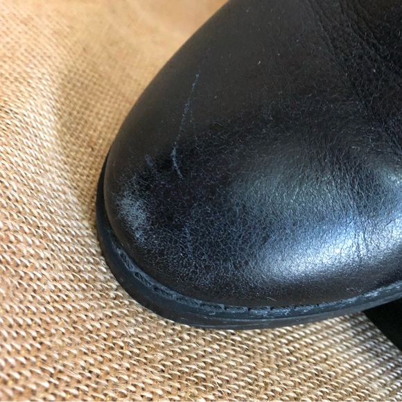 Black Leather Ankle Boots - Size 8.5 - 8 1/2 - Nine West - Black Booties - Picture 15 of 15